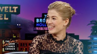 Rosamund Pike  I Care a Lot  Golden Globes 2021 Full Backstage Interview [upl. by Jay89]