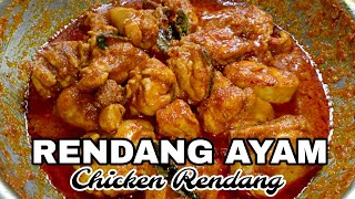 RENDANG AYAM MUDAH TAPI PADU  Wajib ada bahan ini [upl. by Sommers919]