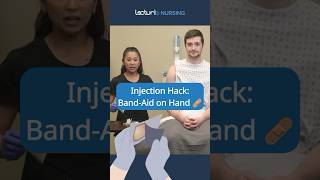 BandAid Ready for IM Injections 💉 InjectionTips NursingSkills nclex [upl. by Ycram]