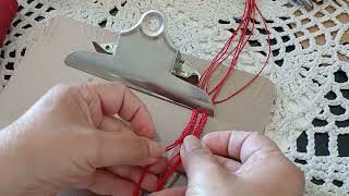 Brazalete sencillo en ocho Manualidades macramé decoration diy [upl. by Keifer]