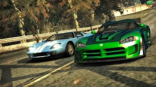 Ford GT vs Dodge Viper SRT10  JV  second race  Need for Speed  Most Wanted 2005 [upl. by Karsten]