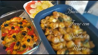 Bacalhau no forno com Batatas à Murro [upl. by Rie56]