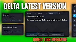 Delta New Mobile  Android Apk Updated Version Link  Direct Link MediaFire  Roblox Mobile Exploit [upl. by Nyleek]