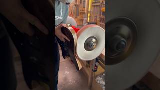 Buffing amp Polishing customguitar handcrafted guitarbuilding custom handmade woodworking wood [upl. by Gunn734]