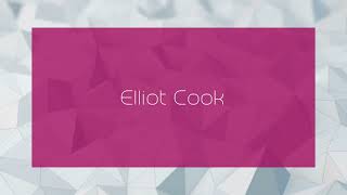 Elliot Cook  appearance [upl. by Anibla]