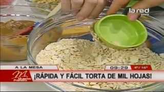 Receta Torta de mil hojas express Parte 1 [upl. by Caitrin]