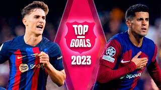 BEST GOALS OF THE YEAR 2023 💙❤️🔥 [upl. by Alehs314]