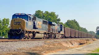 SD70MAC 4565 Leads Double CSX Coal C331 [upl. by Bonney]