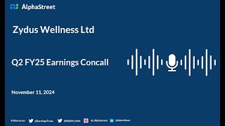 Zydus Wellness Ltd Q2 FY202425 Earnings Conference Call [upl. by Aubine781]