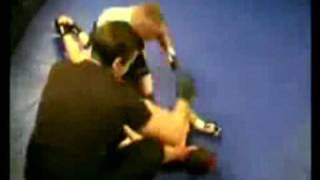 MMA Fighter Knocks Himself Out During Match [upl. by Ephrem]