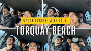 Sunrise at Torquay Beach 🇦🇺  Vlog 01  internationalstudents melbourne [upl. by Havens713]