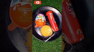 VANILLA cake kinder Joy or choco beans shorts youtubeshorts trending [upl. by Gile]