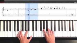 How to play Billy Joels Piano Man on Piano  With Notes [upl. by Carolle]