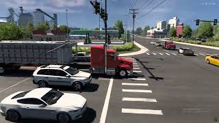 Heavy Limestone Haul  Peterbilt 579  Straight pipe ISX Cummins  American Truck Simulator [upl. by Ydissak446]