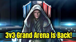 Going Up Against 5 Galactic Legends In Todays Grand Arena Gac Kyber 2  SWGoH [upl. by Hiasi]