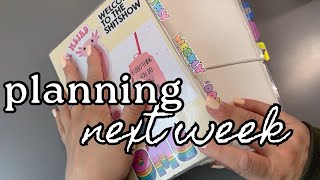 Plan Next Week With Me In my Hobonichi Cousin and Mini Happy Planner [upl. by Bryanty]