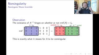 Nonsingular Matrices Part 34 quotNonsingularityquot [upl. by Keller]