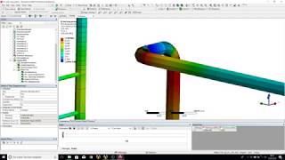 ANSYS TUTORIAL Beam to SolidShell Submodels  Pipe Stress Analysis 1 [upl. by Kimbell441]