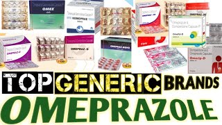 TOP OMEPRAZOLE 20 D GENERIC CAPSULE BRANDS MEDICINE IN INDIAN MARKET [upl. by Arykahs]