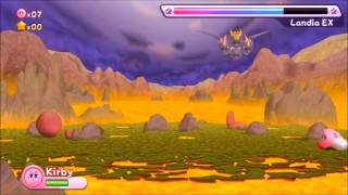 Lets Play Kirbys Return to Dream Land Extra Mode Finale Part 1 Landia Ex  Lor Ex [upl. by Nyleikcaj]