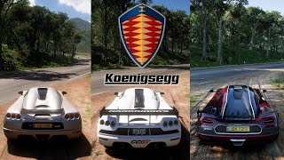 Evolution of Koenigsegg  Forza Horizon 5 [upl. by Peggy]