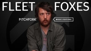 Fleet Foxes  Interview  Pitchfork Music Festival 2011 [upl. by Tran]