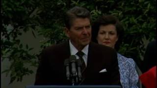 President Reagan Signs the Proclamation National Minimum Drinking Age Bill to 21 on July 17 1984 [upl. by Derick]