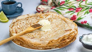 Зачетные блины на скорую руку😍 Идеальное тесто🥞 Рецепт блинов которые получатся даже у ребенка [upl. by Lorraine]