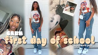 GRWM ☆ for the first day of school sophomore year mini vlog [upl. by Iba353]