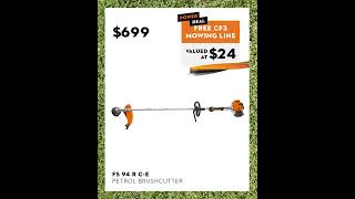 STIHL Summer 2024 Catalogue Offers Grass Trimmers [upl. by Bois]