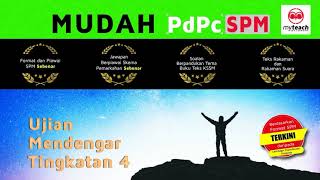 Mudah PDPC Ujian Mendengar Tg 4 Set 1 Rakaman 1 [upl. by Zins]