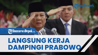 Mayor Teddy LANGSUNG KERJA Jadi Sekretaris Kabinet Dampingi Prabowo Melantik Para Menteri [upl. by Holmun563]