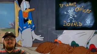 Donald Duck  Truant Officer Donald 1941  First Time Watching [upl. by Orelia]