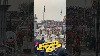 🇮🇳Retreating ceremony at wagh border🇮🇳 soldier indianarmy [upl. by Monique]