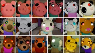 ROBLOX PIGGY ALL JUMPSCARES [upl. by Orella369]