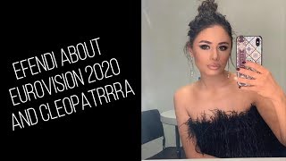 Efendi talks about EUROVISION 2020 and her song Cleopatra  Eurovision Azerbaijan [upl. by Ydnolem]