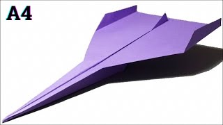 How to make a Paper Airplane plane that flies far  Best Paper Aeroplane Rocket [upl. by Gustavus117]