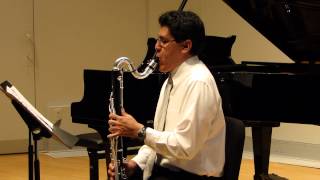 Prelude from Cello Suite No 1 by JS Bach  Bass Clarinet HD [upl. by Sackville]