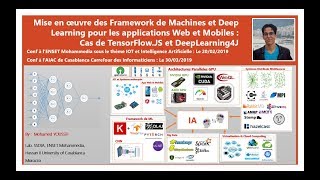 Part 1 Conf Mise en oeuvre des Framework de ML et DL pour app Web et Mobile TensorFlowJS et DL4J [upl. by Aivekal]