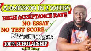 NO APPLICATION FEE NO GRESAT ROLLING ADMISSION STRAIGHT ADMISSION  SCHOLARSHIP ON ADMISSION [upl. by Leoy873]