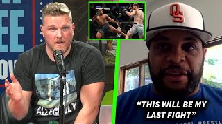 Pat McAfee amp Daniel Cormier Talk Stipe Being DCs Last Fight [upl. by Dukey490]