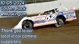 Caiden Black Muskingum County Speedway  10052024 [upl. by Eimma873]