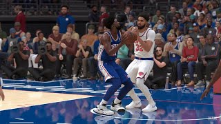 Joel Embiid Finally Returns and DOMINATES the Knicks [upl. by Anahsirk379]