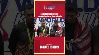 Juara Piala Dunia Sepak Takraw kategori Double tahniah Malaysia [upl. by Nelra]