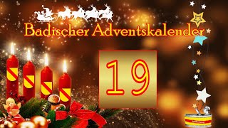 Badischer Adventskalender [upl. by Nhguavaj]