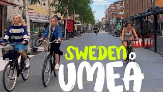 Umeå  Västerbotten  Sweden 2023 Walk Tour 4K Summer Walk [upl. by Hayden588]