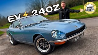 This Electric Datsun 240Z Is Powered By A Lexus Hybrid Gearbox [upl. by Nerha]