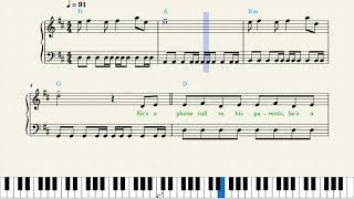 💍 Gabby Barrett — The Good Ones Piano Sheet Music [upl. by Eicul]