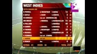 Highlights Bangladesh vs West Indies Final ODI 081212 [upl. by Lilyan293]