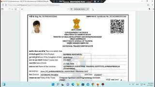 NCVT Marksheet  certificate download  marksheet verification  hall ticket Download in mis portal [upl. by Adrahc]